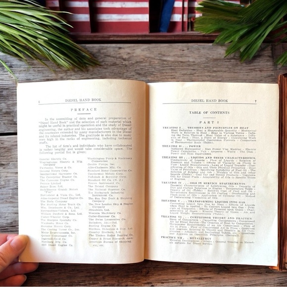 VINTAGE 1938 Diesel Hand Book - Rare Antique Engineering Manual - Collectible - Picture 7 of 13